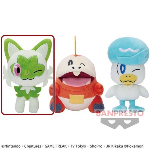 ポケットモンスター ぬいぐるみ～ニャオハ・ホゲータ・クワッス～ A：ニャオハ