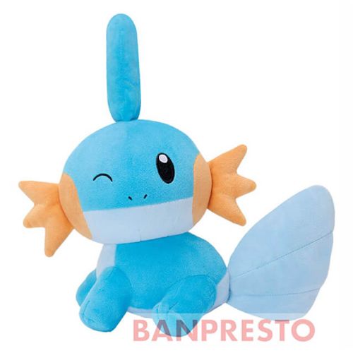 ポケットモンスター ほぺぴた でっかいぬいぐるみ~シャワーズ・ミズゴロウ~ B:ミズゴロウの商品画像