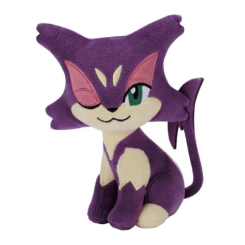 【ポケモン】チョロネコ ほぺぴたぬいぐるみ ゲンガー・ブラッキー・ジュペッタ・チョロネコ