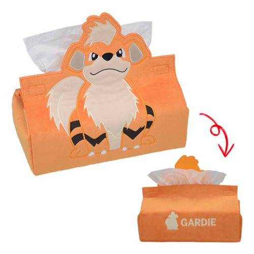 ポケットモンスター [PM]ティッシュボックスカバー～ロコン／アチャモ／ガーディ～ C：ガーディ