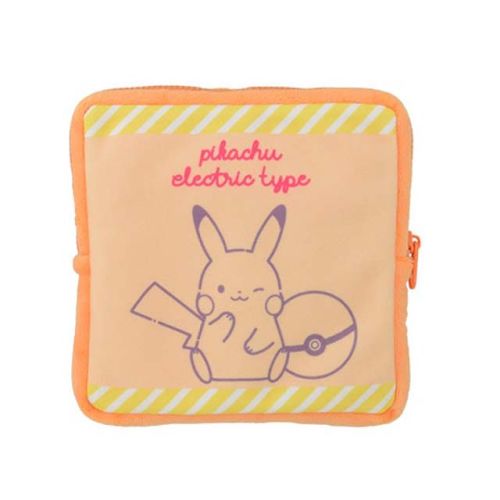 ポケットモンスター Pikachuスクエアポーチ D:ウィンクの商品画像