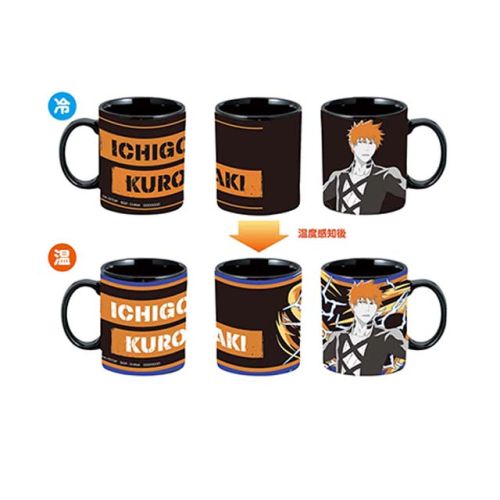 BLEACH 千年血戦篇 温感マグカップ A:黒崎一護