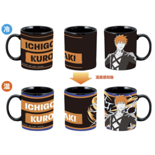 BLEACH 千年血戦篇 温感マグカップ A:黒崎一護