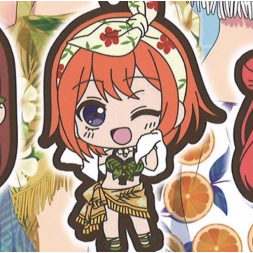 五等分の花嫁　中野四葉　映画五等分の花嫁カプセルラバーストラップ Sweet Memories