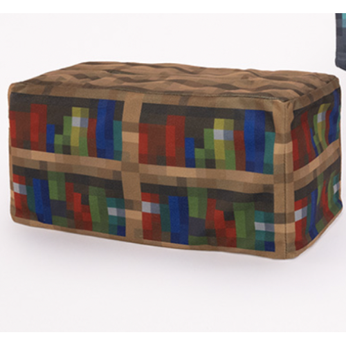 マインクラフト ティッシュBOXカバー～本棚／鉱石ブロック～ A:本棚
