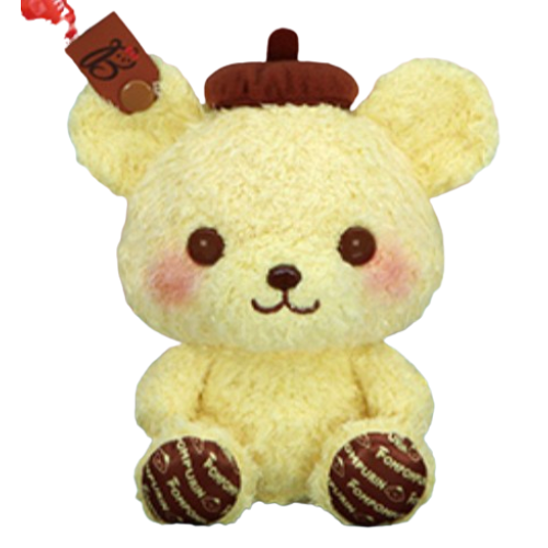 こぐまのBonVoyage ×サンリオキャラクターズ ベイビーコトンぬいぐるみ① B:ポムポムプリン/ぬいぐるみ