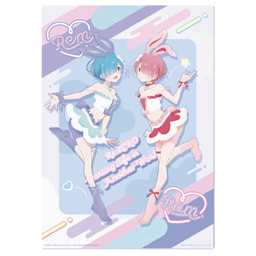 Re:ゼロから始める異世界生活 レム&ラム　-AnimalParade- C賞 イラストボード