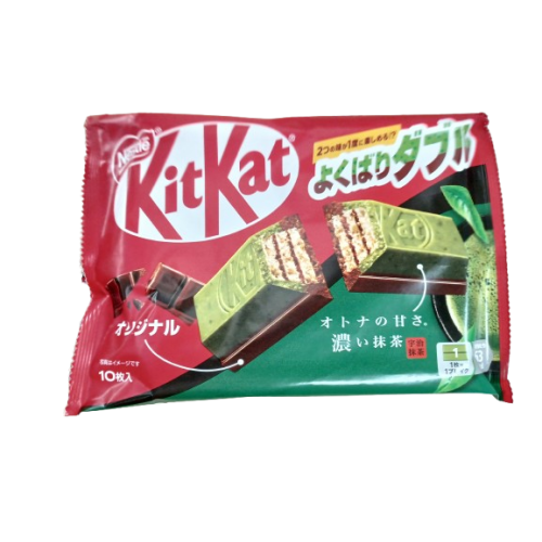 キットカット　欲張りダブル　大人の甘さ濃い抹茶＆オリジナル