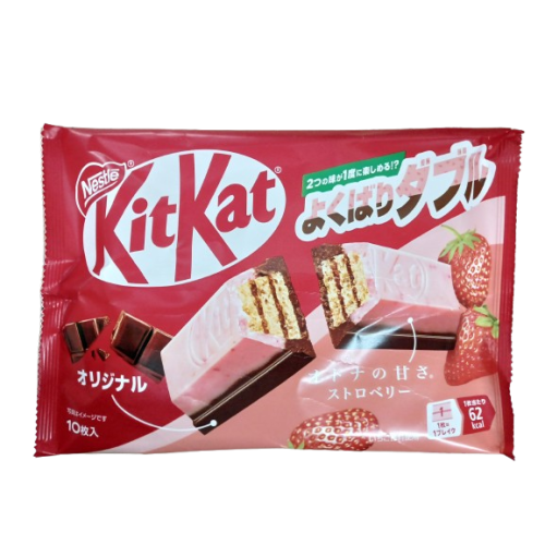 キットカット　欲張りダブル　大人の甘さストロベリー＆オリジナル