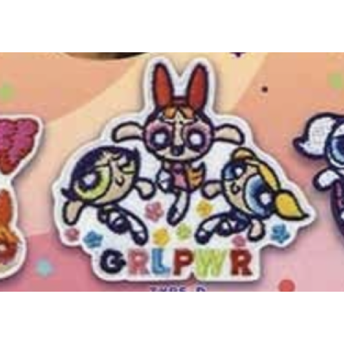 【パワーパフガールズ】TYPE D 刺繍ワッペン