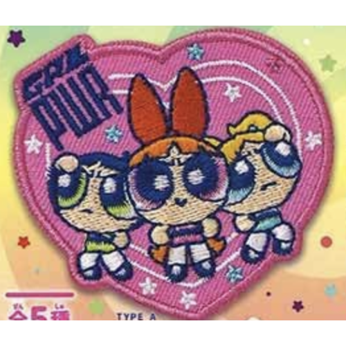 【パワーパフガールズ】TYPE A　刺繍ワッペン