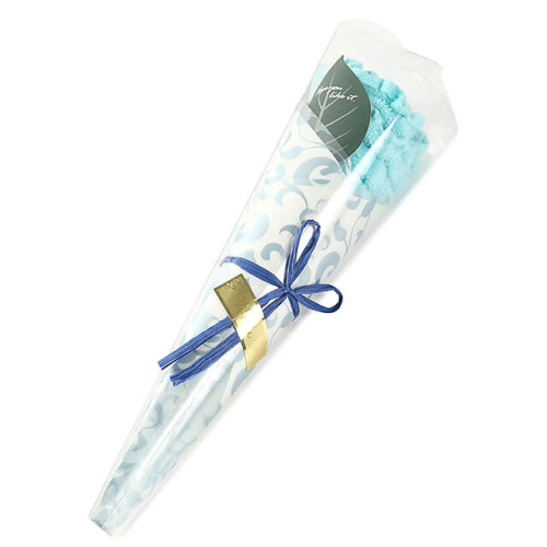 薔薇の花束タオル  B:ブルーローズ