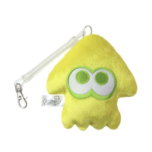 Splatoon スプラトゥーン3  ダイカットパスケース イカver イエロー
