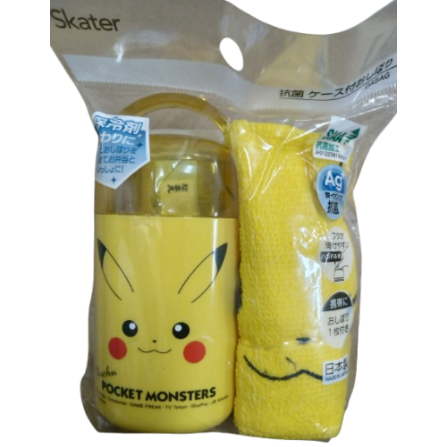 ポケットモンスター ピカチュウ 抗菌ケース付きおしぼりの商品画像