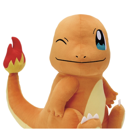 ポケットモンスター しっぽみてみて! めちゃでかヒトカゲぬいぐるみの商品画像