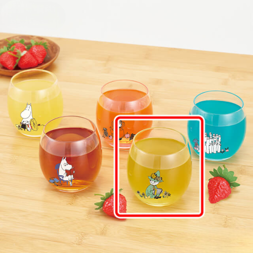 ムーミン 5種のまあるいグラス C：スナフキン