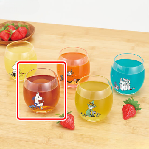 ムーミン 5種のまあるいグラス A：ムーミン