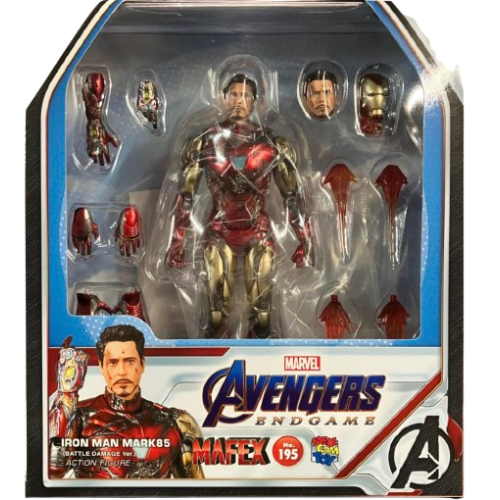 MAFEX マフェックス No.195 IRON MAN MARK85 アイアンマン マーク85 (BATTLE DAMAGE Ver.) アクションフィギュア