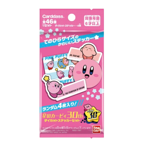星のカービィ 30th ダイカットステッカー 1パック
