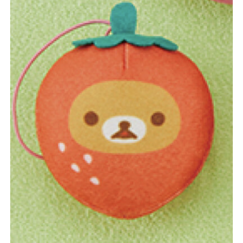 リラックマ いちごちびマスコット C:リラックマ(赤)