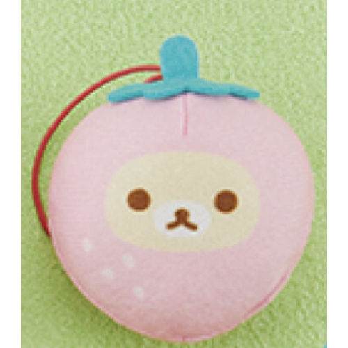 リラックマ いちごちびマスコット B:コリラックマ(ピンク)