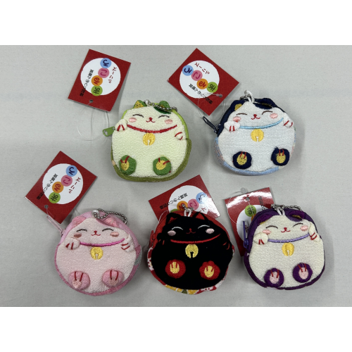 【ランダム】まるころシリーズ コインケース　招き猫