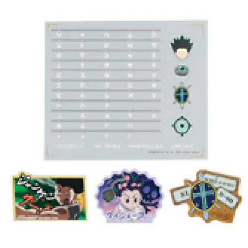 HUNTER×HUNTER クリアステッカー G賞 フレークシール 1番