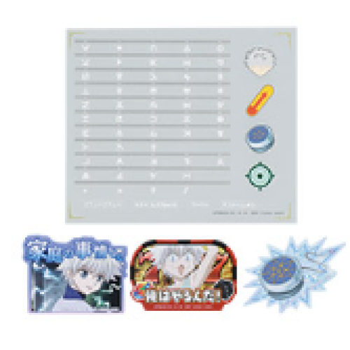 HUNTER×HUNTER クリアステッカー G賞 フレークシール 2番