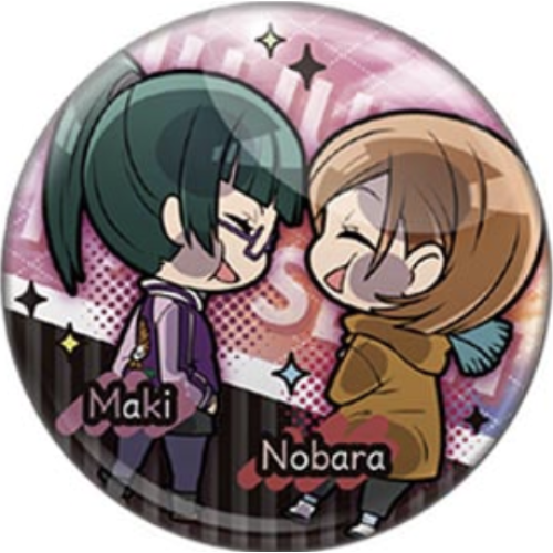 呪術廻戦 釘崎野薔薇 禪院真希 ぴた!でふぉめ 呪術廻戦エンディング缶バッジ