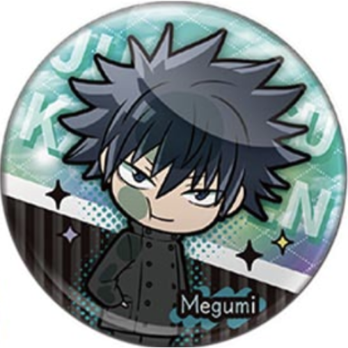 呪術廻戦 伏黒恵 ぴた!でふぉめ 呪術廻戦エンディング缶バッジ