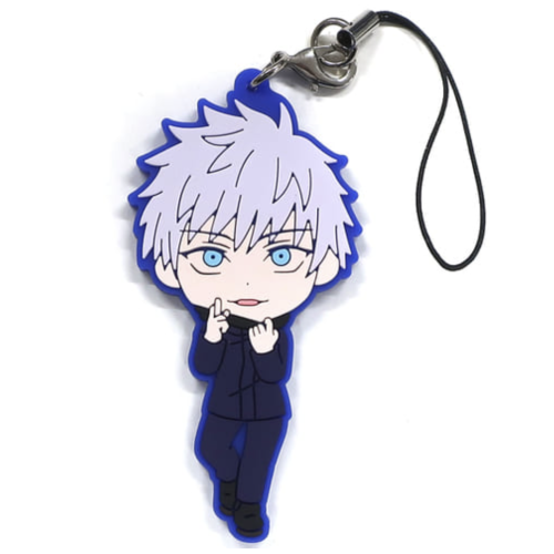 呪術廻戦 五条悟 呪術廻戦 H賞 ラバーストラップ きゅんキャラいらすとれーしょんず(無量空処)