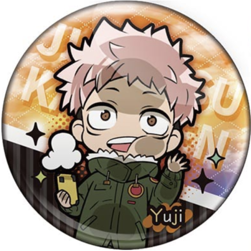 呪術廻戦 虎杖悠仁 ぴた!でふぉめ 呪術廻戦エンディング缶バッジ