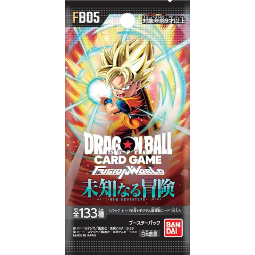 ドラゴンボールスーパーカードゲーム フュージョンワールド ブースターパック 未知なる冒険 1パック