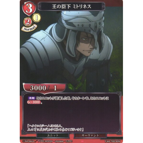 【BD】王の臣下 ミトリネス【N】Fate-TB2-60N