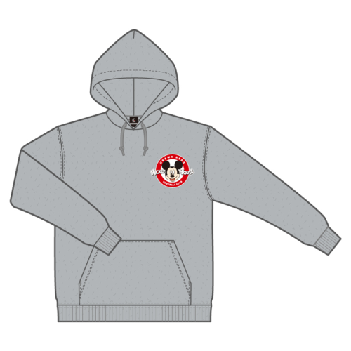 ミッキーデザイン フードパーカー(浦和レッドダイヤモンズ)/杢グレー/L