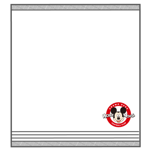 ミッキーデザイン ミニタオル(浦和レッドダイヤモンズ)