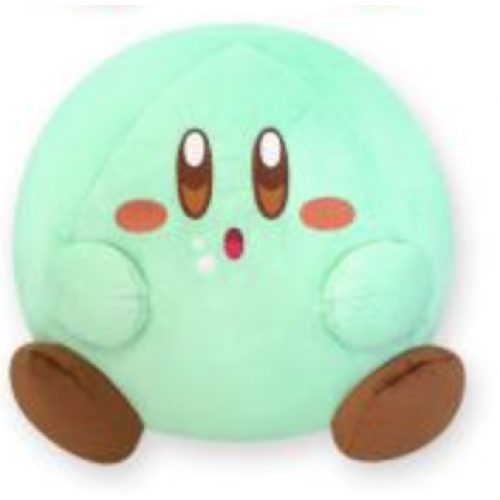 【星のカービィ】C:チョコミント カービィのグルメフェスまんまるカービィBIGぬいぐるみ