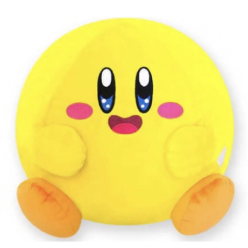 【星のカービィ】B:キービィ イエロー カービィのグルメフェスまんまるカービィBIGぬいぐるみ