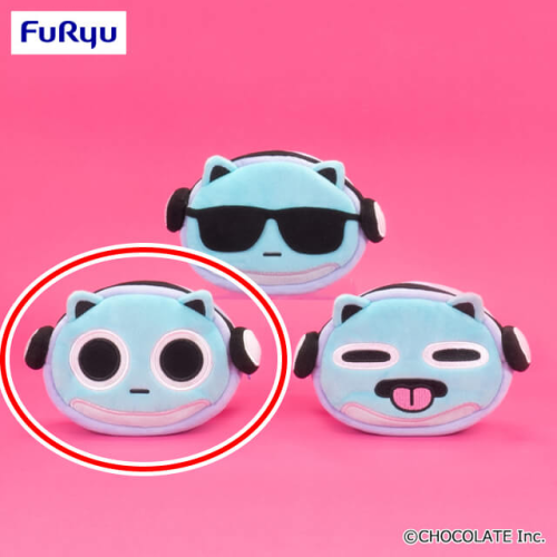 ブルーハムハム フェイスポーチ A：まがお