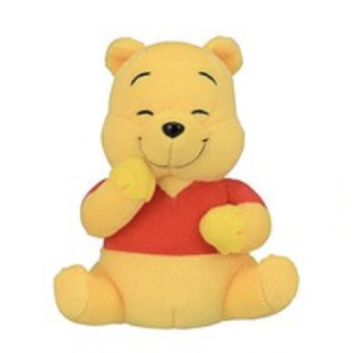 くまのプーさん D：プー(はちみつを食べる) はちみつぬいぐるみ大好き