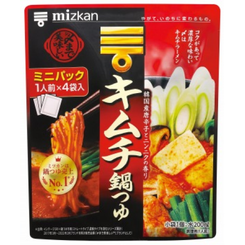 ミツカン 〆まで美味しい キムチ鍋つゆ ミニパック 鍋の素 144g