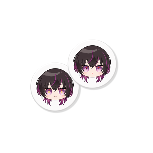 凰牙るき 限定缶バッジ２個