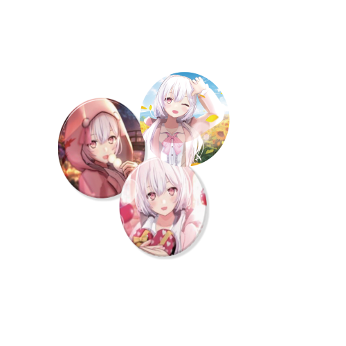 ゆいまるちゃん オリジナル缶バッジ３個