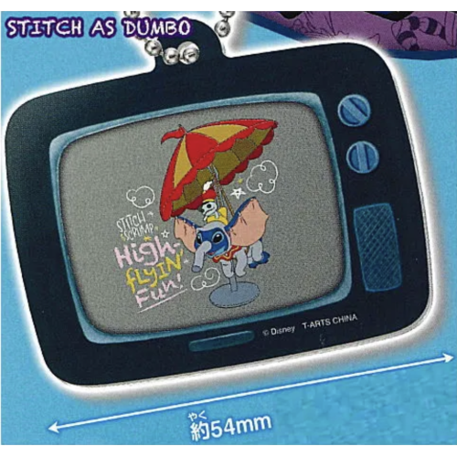 【ディズニー】STITCH AS DUMBODisney 100 Stitch in Costumeアクリルキーホルダー