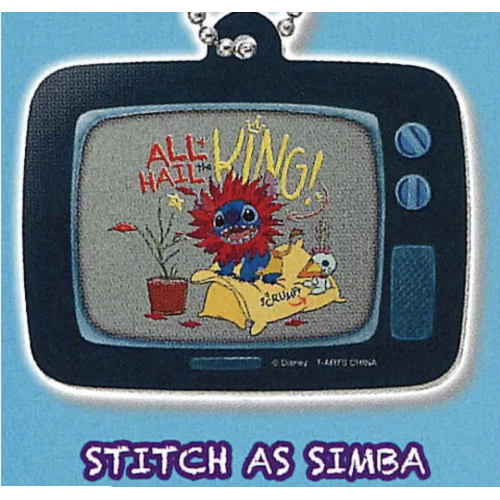 【ディズニー】STITCH AS SIMBADisney 100 Stitch in Costumeアクリルキーホルダー