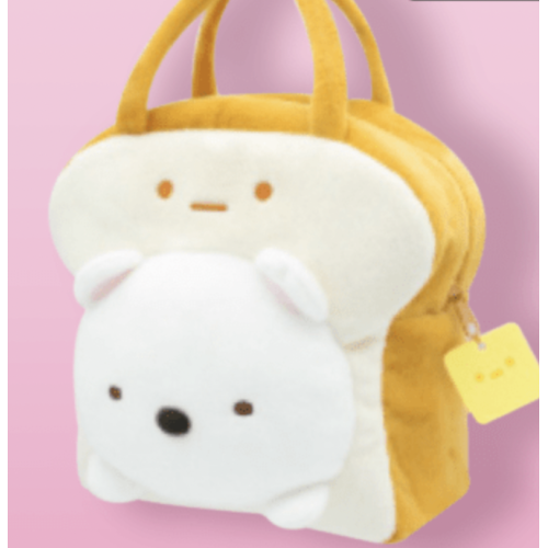 【すみっコぐらし】しろくま すみっコパンきょうしつ 食パン型ダイカットバッグ