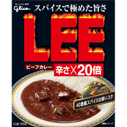 ビーフカレーLEE 辛さ×20倍 180g 1個