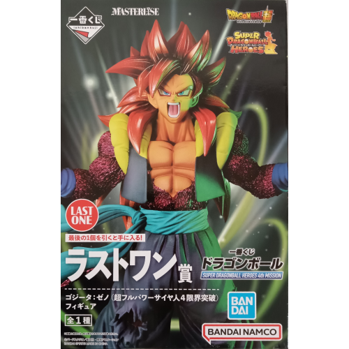 ドラゴンボールヒーローズ ラストワン賞 ゴジータ ゼノ 超フルパワーサイヤ人4限界突破 フィギュアの商品画像