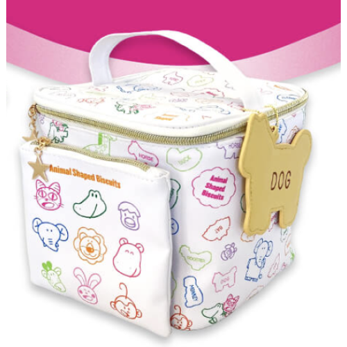 【たべっ子どうぶつ】A:ホワイト スペシャルバニティポーチ
