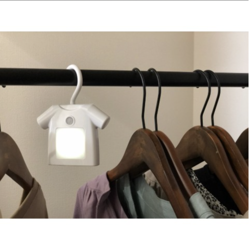 【ライト】人感センサー付きクローゼットライト T-shirt ホワイト